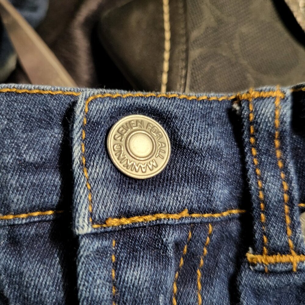 7 FOR ALL MANKIND GIRLS JEANS SIZE 3T - Picture 5 of 7